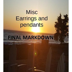 Misc earrings and Pendants